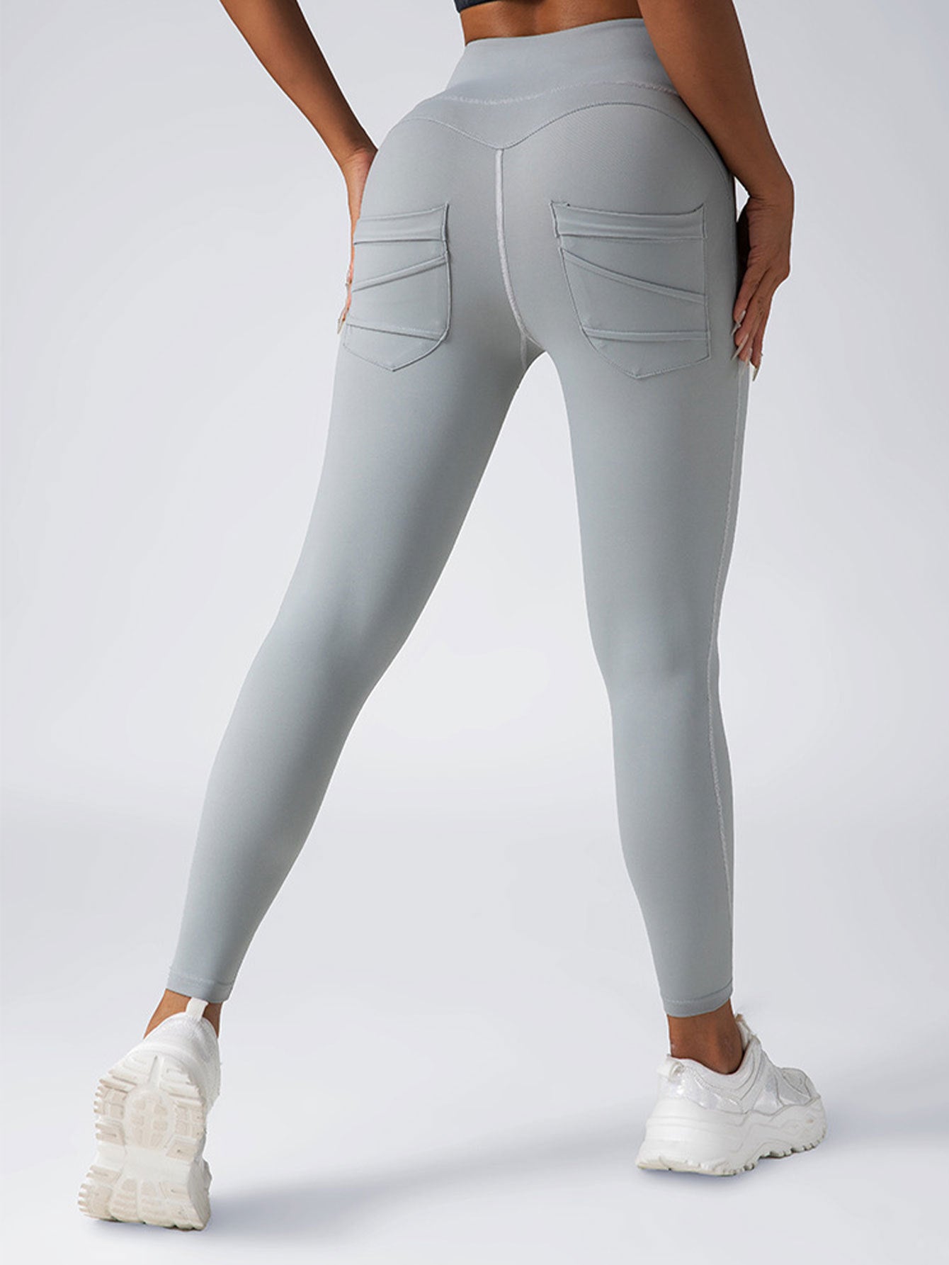 High-Waisted Yoga Leggings with Pockets