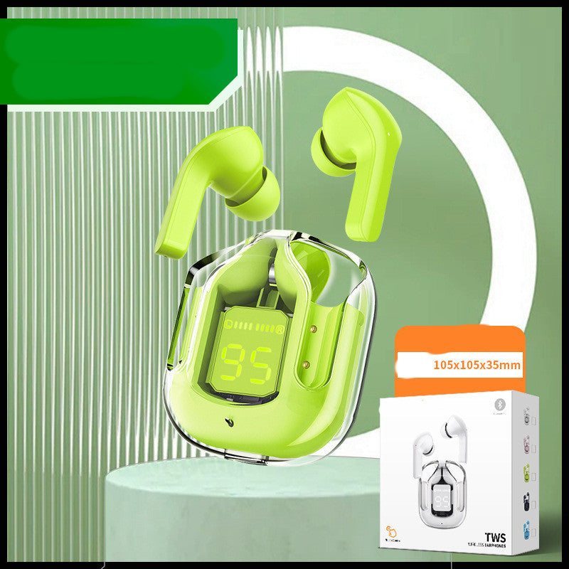 Transparent Wireless Bluetooth Headset with Noise Reduction