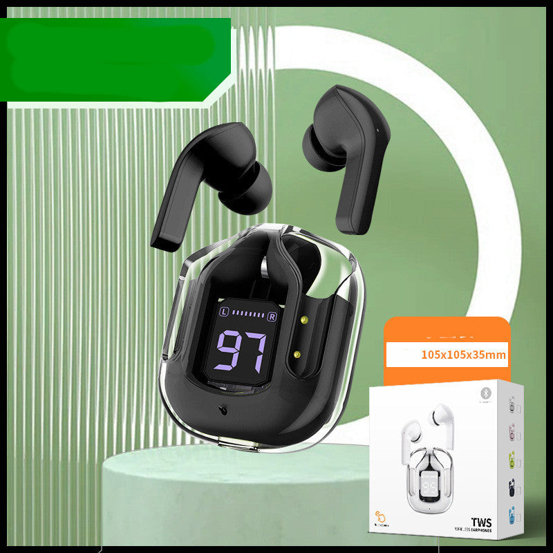 Transparent Wireless Bluetooth Headset with Noise Reduction